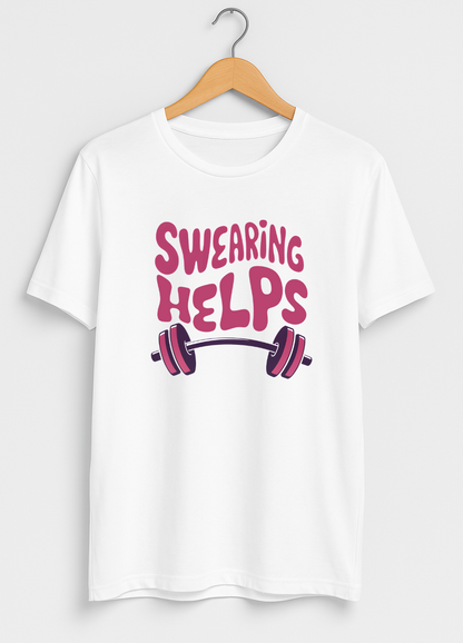 Gym Swear White T-Shirt