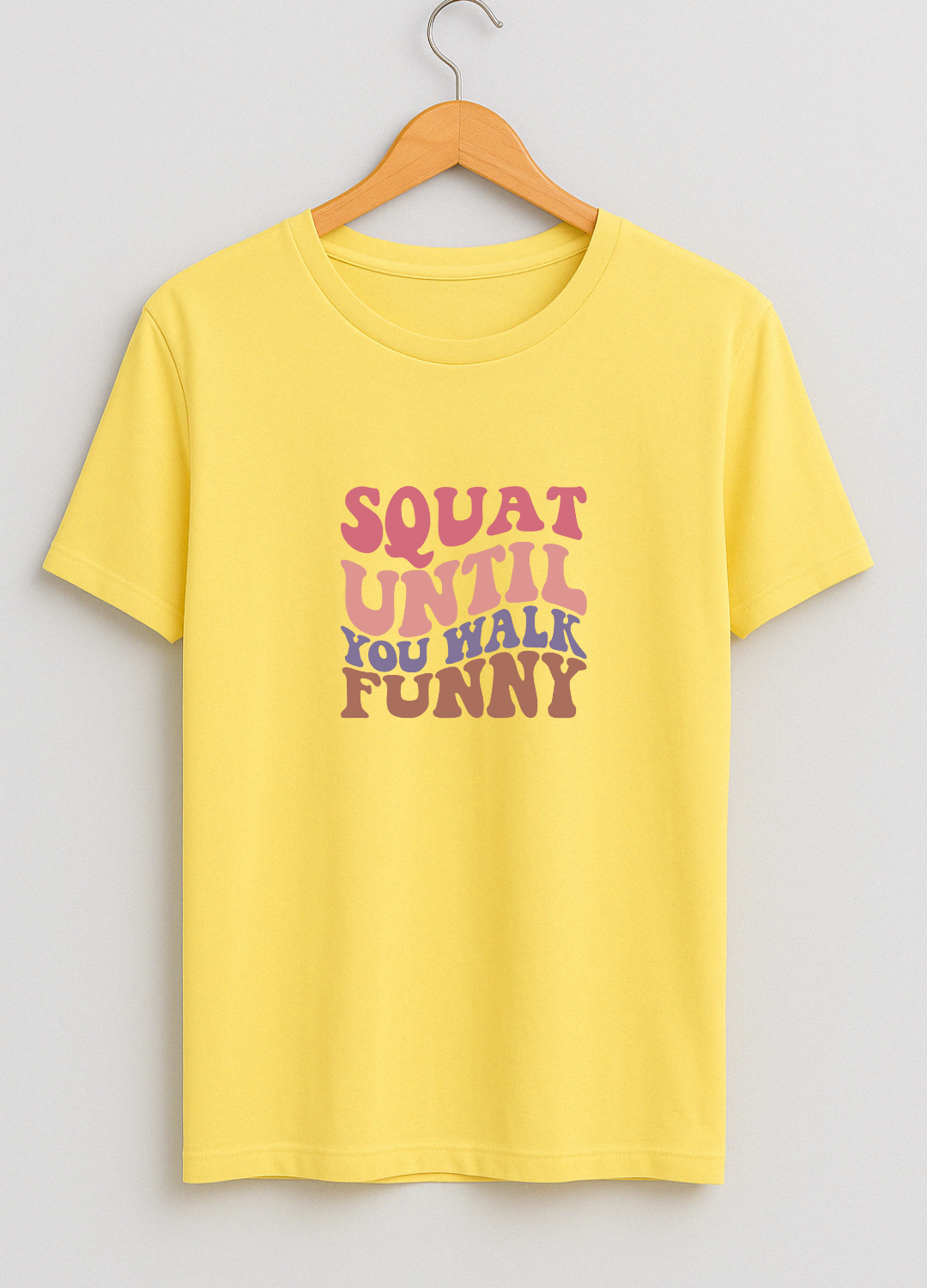 Yellow Fit Humor T-Shirt